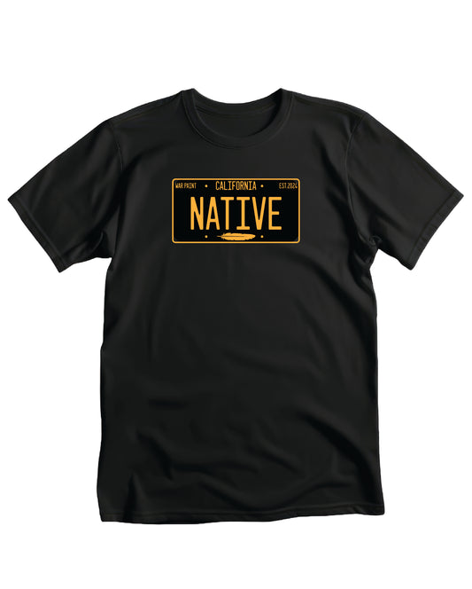 California Native License Plate T-Shirt